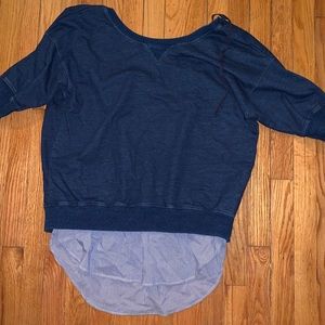 (Zara) Layered Sweatshirt